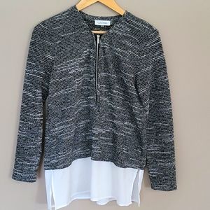 Calvin Klein layered blouse -S